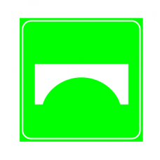 Cartello raffigurante ponte
